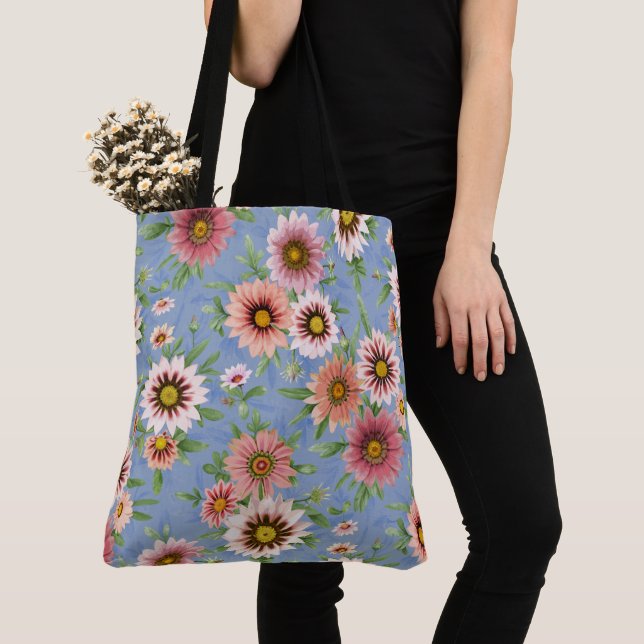 Bolso De Tela Daisy Flowers (Detalle)