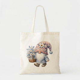 Bolso De Tela Daisy Flowers Springtime Gnome Gift Her