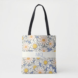 Bolso De Tela Daisy Monogram Spring Floral