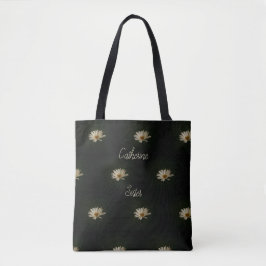 Bolso De Tela Daisy Photo Personalizada Hermana Negra