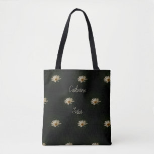 Bolso De Tela Daisy Photo Personalizada Hermana Negra