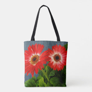 Bolso De Tela Daisy rojo