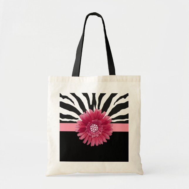 Bolso De Tela Daisy rosa 1 (Frente)