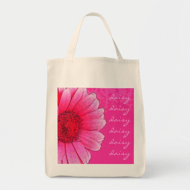 Bolso De Tela Daisy Tote Bag (Frente)