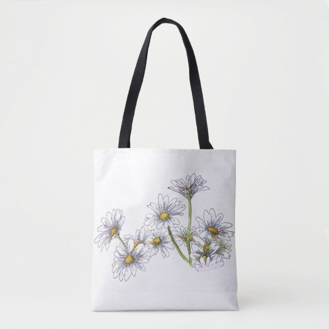Bolso De Tela Daisy Tote Bag (Anverso)