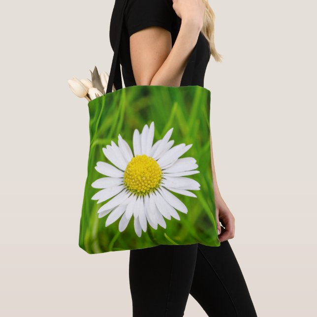 Bolso De Tela Daisy Tote Bag (Detalle)