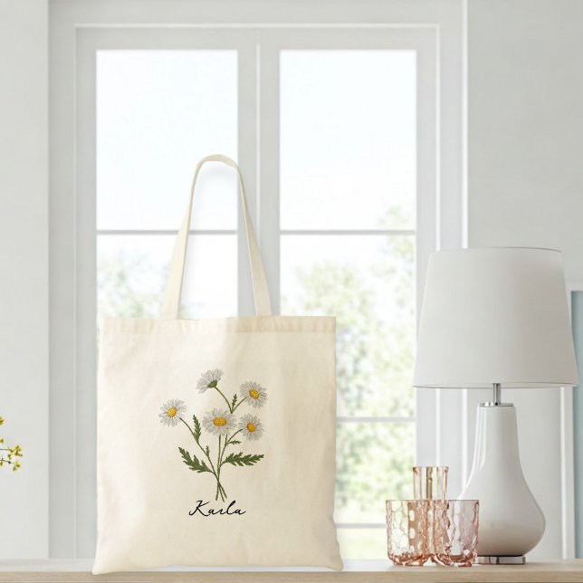 Bolso De Tela daisy tote bags, elegant for her (Subido por el creador)