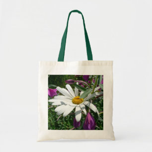 Bolso De Tela Daisy y Fireweed Wildflower