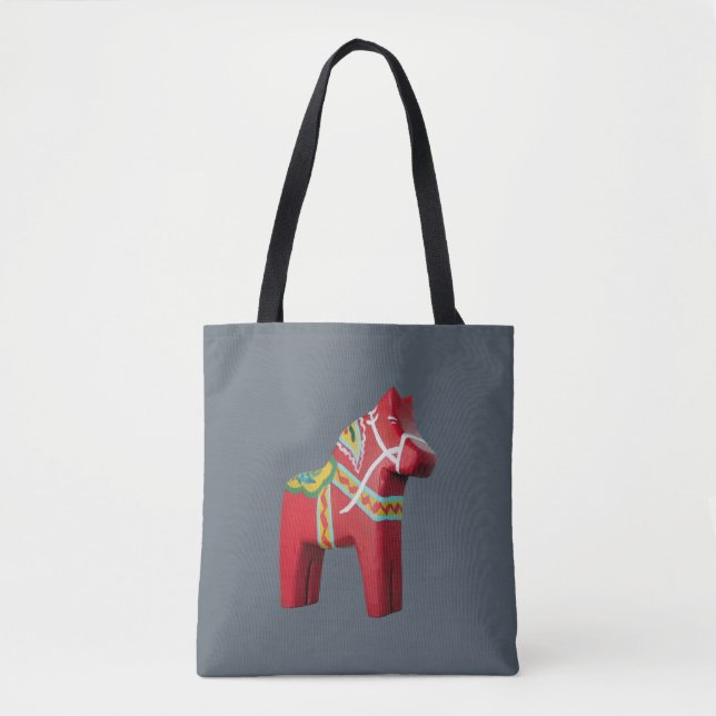 Bolso De Tela Dala Horse Tote Bag (Anverso)