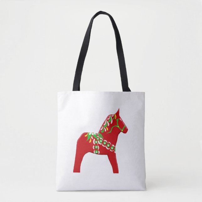 Bolso De Tela Dala Horse Tote Bag (Anverso)