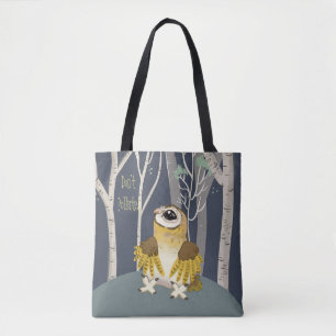 Bolso De Tela ¡Dale un Hoot! Barn Owl