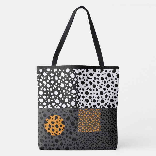 Bolso De Tela Dalmatian Dots (Anverso)