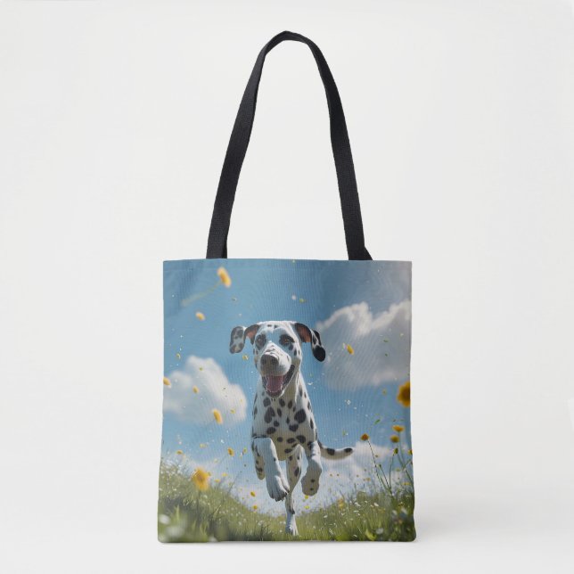 Bolso De Tela Dalmatian Elegant Tote Bag (Anverso)