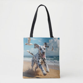 Bolso De Tela Dalmatian Elegant Tote Bag
