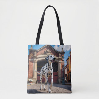 Bolso De Tela Dalmatian Elegant Tote Bag