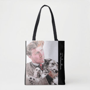 Bolso De Tela Dalmatian Spotty Dog Cute Spots Dogs Tote Bag