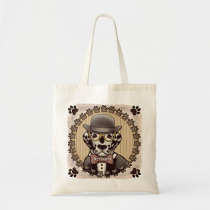Bolso De Tela Dalmatiana con gafas Tote Bag