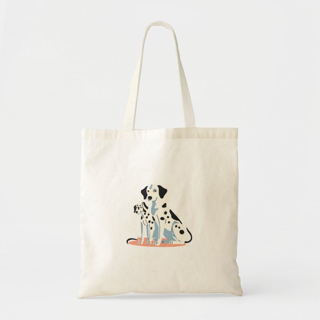 Bolso De Tela dalmatiens (Frente)