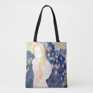 Bolso De Tela Dama con vestido rosa, Maurice Denis