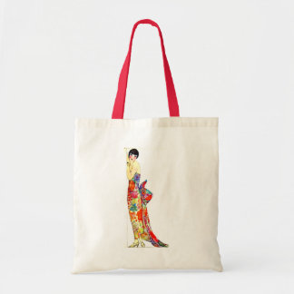 Bolso De Tela Dama de Art Deco en traje formal
