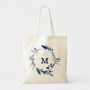 Bolso De Tela Dama de honor floral personalizada
