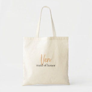 Bolso De Tela Dama de Honor Simple Clásica Minimalista