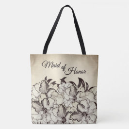 Bolso De Tela Dama de honor vintage
