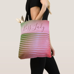Bolso De Tela Dama de Jefe de Glam Rosa