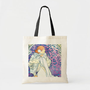 Bolso De Tela Dama de la Camelias, Alphonse Mucha