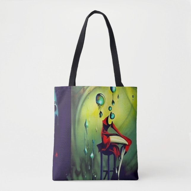 Bolso De Tela Dama de Lágrimas (Anverso)