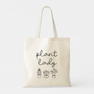 Bolso De Tela Dama de planta