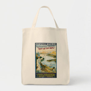 Bolso De Tela Dama del Lago ~ Ferrocarril Furness