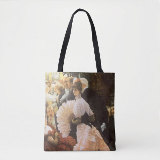 Bolso De Tela Dama Política de James Tissot, Victoriano Antiguo