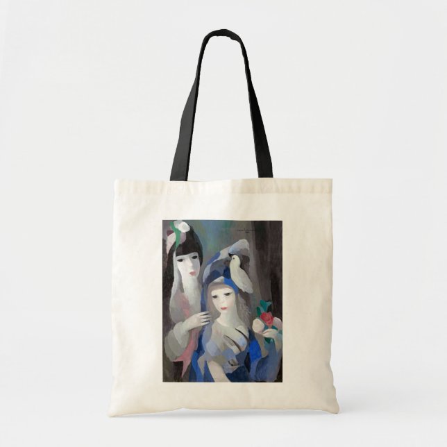 Bolso De Tela Dama y paloma, Marie Laurencin (Frente)