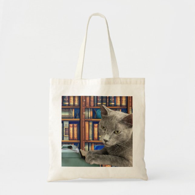 Bolso De Tela Damas de gato (Frente)