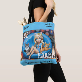 Bolso De Tela Damas de gato sin hijos y graciosas personalizados
