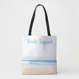 Bolso De Tela Damas de Honor de Boda en la Playa Equipo de Novia