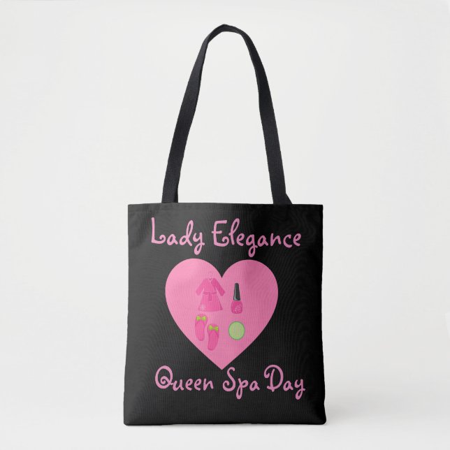 BOLSO DE TELA DAMAS DE LA REUNIÓN DE ELEGANCIA DE LADY (Anverso)
