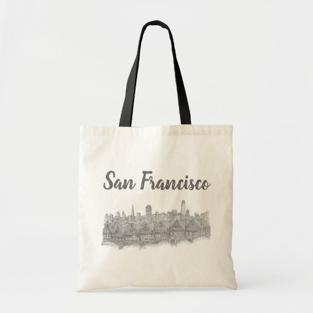 Bolso De Tela Damas pintadas, San Francisco, Estados Unidos (Frente)
