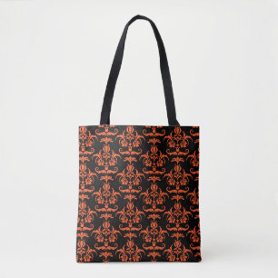 Bolso De Tela Damascado de Halloween