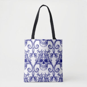 Bolso De Tela damasco bohemio, adorno sin costura.