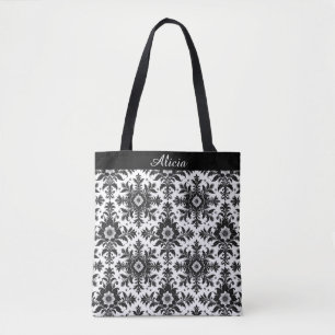 Bolso De Tela Damasco gótico