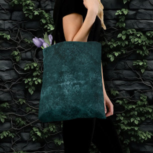 Bolso De Tela Damasco Verde azulado de Velvety Barroco verde o
