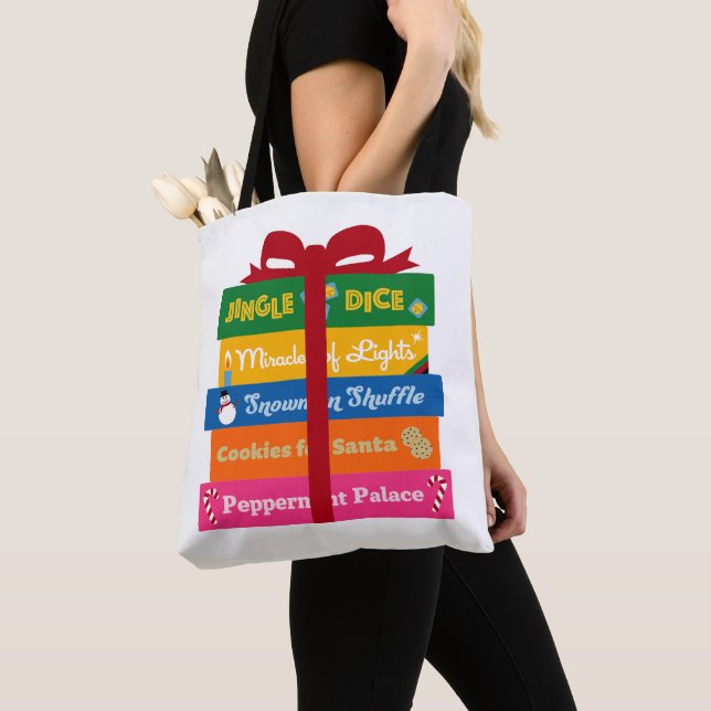 Bolso De Tela Dame juegos para el Tote de vacaciones (Detalle)
