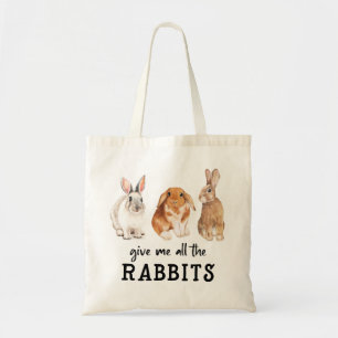 Bolso De Tela Dame Todos Los Conejos