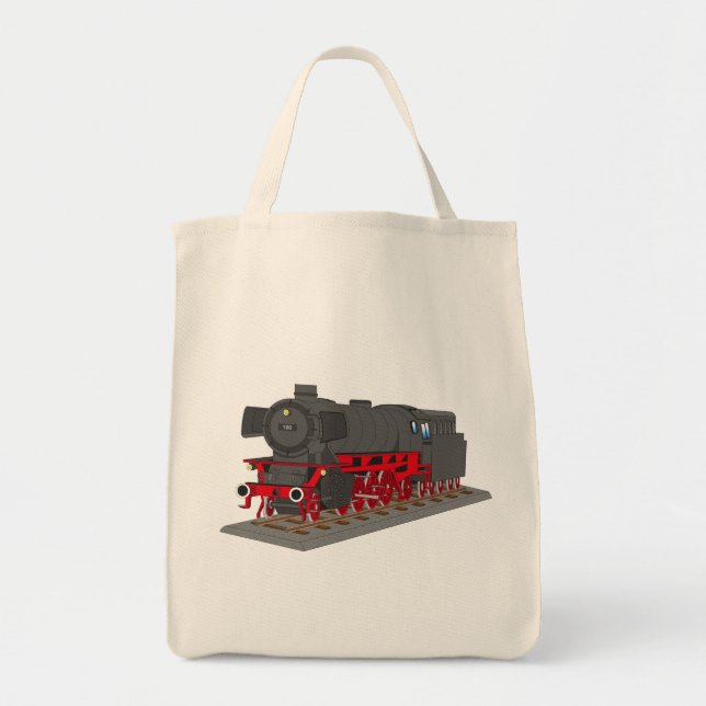 Bolso De Tela Dampflokomotive (Frente)
