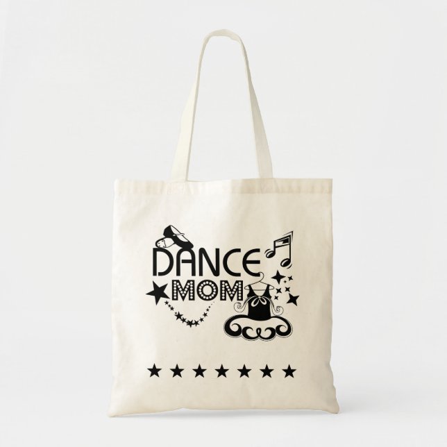 Bolso De Tela Dance Mom Bag (Frente)