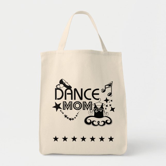 Bolso De Tela Dance Mom Bag (Frente)