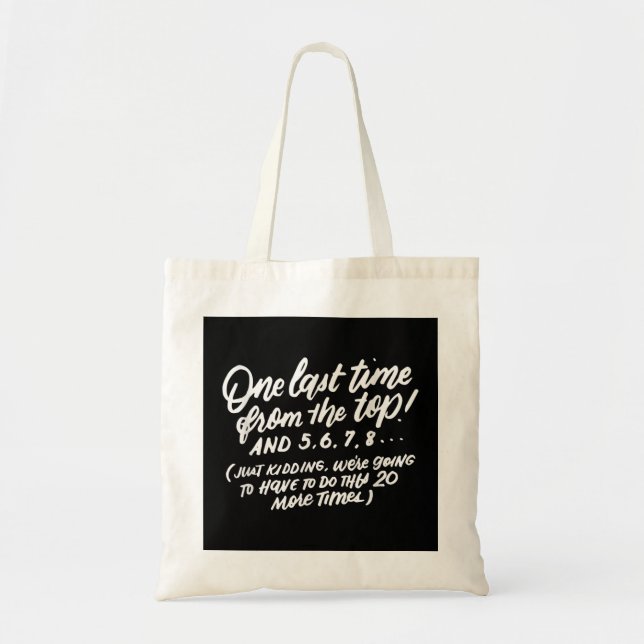 Bolso De Tela Dance Sayings, Citas de bailarina, divertida profe (Frente)