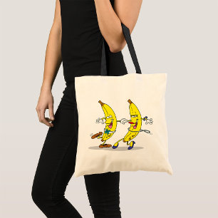 Bolso De Tela Dancing Bananas Tote Bag
